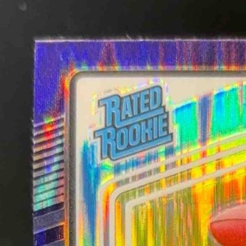 2024 Panini Donruss Optic Bo Nix Purple Shock