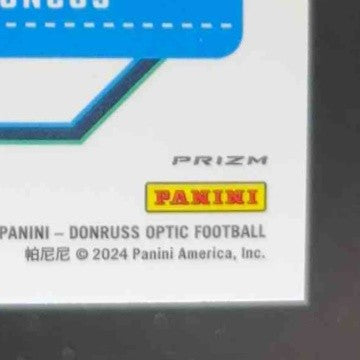 2024 Panini Donruss Optic Bo Nix Purple Shock