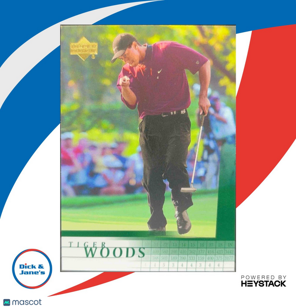 2001 Upper Deck #1 Tiger Wood Golf Legend Rookie Card!