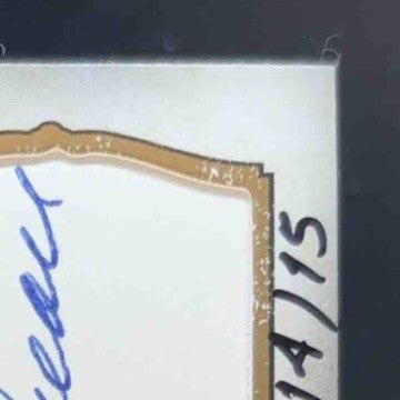 2008 SP Legendary Cuts Lou Boudreau Fall Classic Cut Signatures /15