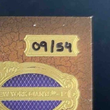 2007 SP Legendary Cuts Carl Hubbell Cut Signatures 09/59 Auto New York Giants