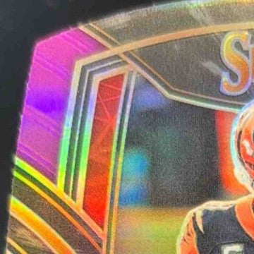 2020 Panini Select Joe Burrow Purple Prizm Die Cut
