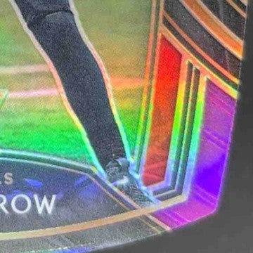 2020 Panini Select Joe Burrow Purple Prizm Die Cut