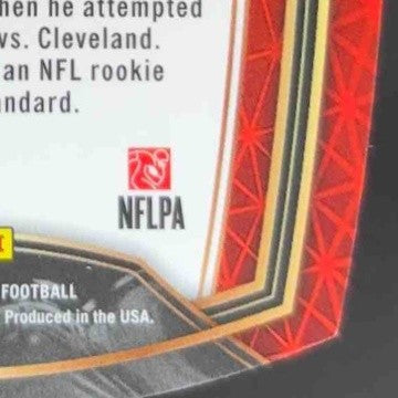 2020 Panini Select Joe Burrow Purple Prizm Die Cut