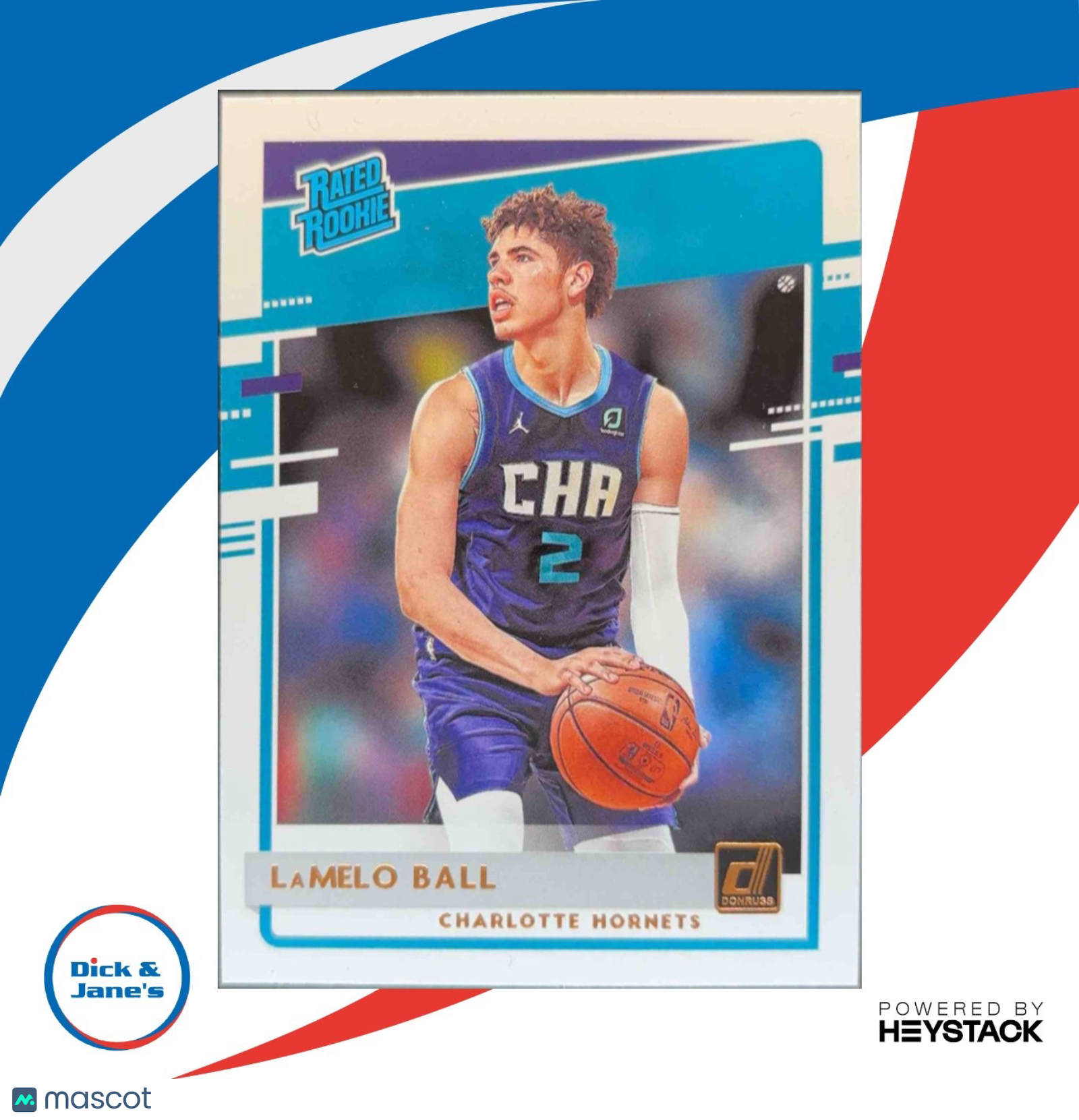 2020-21 Panini Donruss LaMelo Ball #202 RC Charlotte Hornets