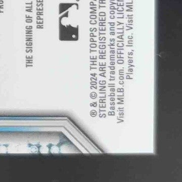 2024 Bowman Sterling George Lombard Jr. Prospect Auto Purple Refractor 87/120