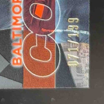 2024 Topps Gunnar Henderson City Connect Swatch Relic Black 71/199 MEM Baltimore