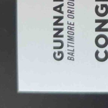 2024 Topps Gunnar Henderson City Connect Swatch Relic Black 71/199 MEM Baltimore