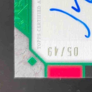 2024 Topps Tier One Jorge Polanco Autographed Relics Jumbo Green 5/49 Minnesota