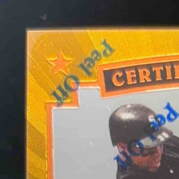 1997 Pinnacle Certified Frank Thomas Gold Team #1 Chicago White Sox