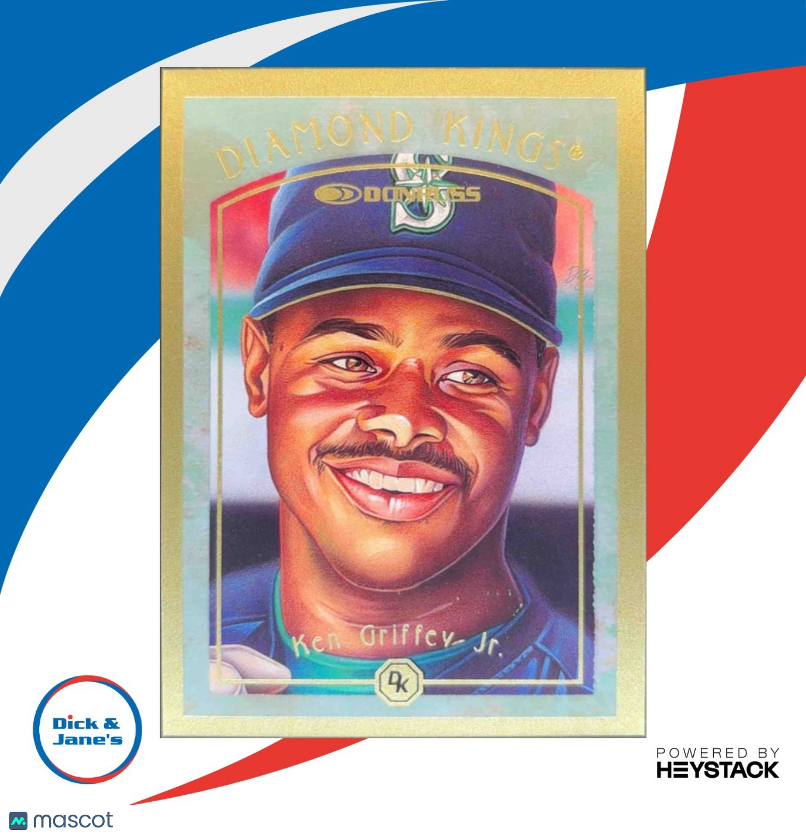 1997 Donruss Ken Griffey Jr. Diamond Kings 8388/10000 #1 Seattle Mariners
