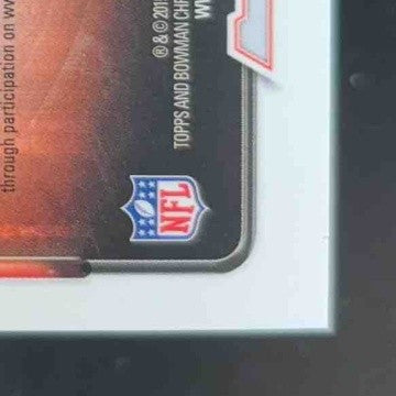 2015 Bowman DeVante Parker Rookie Chrome Refractor Auto Prism #d 5/5 RC