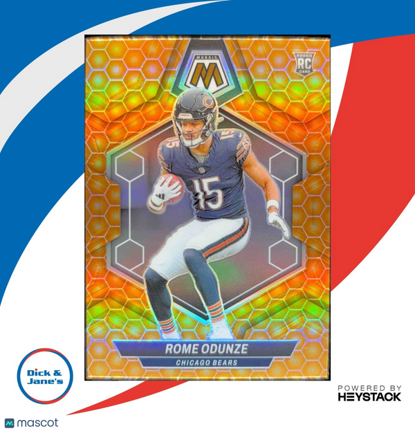 2024 Panini Mosaic Rome Odunze Honeycomb Prizm #309 RC Chicago Bears