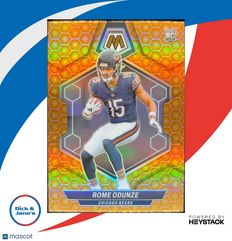 2024 Panini Mosaic Rome Odunze Honeycomb Prizm