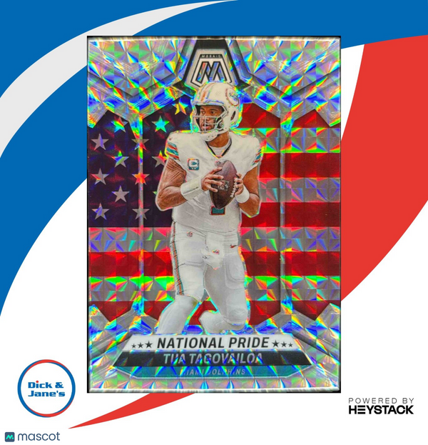 2024 Panini Mosaic Tua Tagovailoa Mosaic Prizm 251 National Pride Miami Dolphins