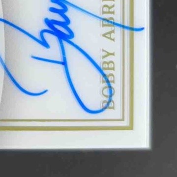 2022 Panini Immaculate Bobby Abreu Shadowbox Signatures /99 Auto Phillies