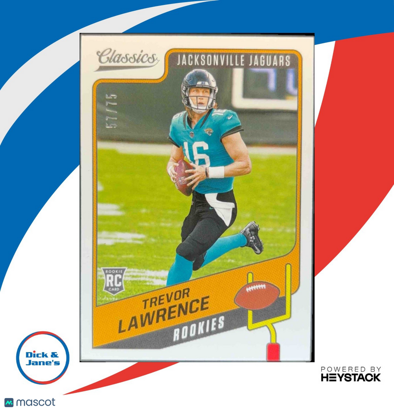 2021 Panini Classics Trevor Lawrence Blue Back /75