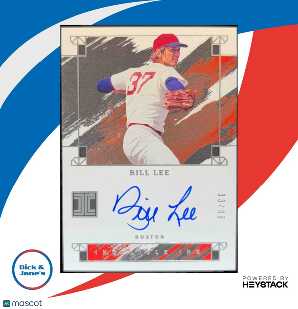 2024 Panini Impeccable Bill Lee Indelible Ink 33/49 #5 Auto Boston Red Sox