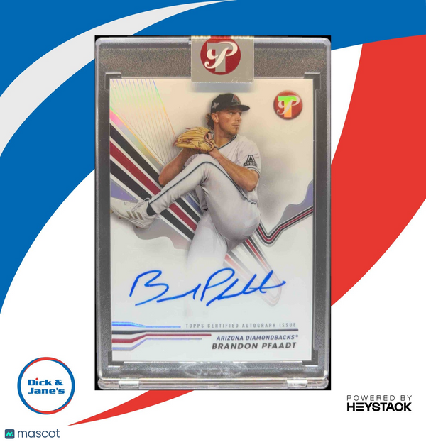 2024 Topps Pristine Brandon Pfaadt Auto #PA-BP Arizona Diamondbacks