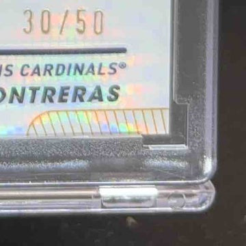 2024 Topps Pristine Willson Contreras Gold Refractor 30/50 St. Louis Cardinals