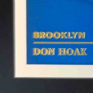 2021 Panini Immaculate Collection Don Hoak Legends Material /49 #LG-DH