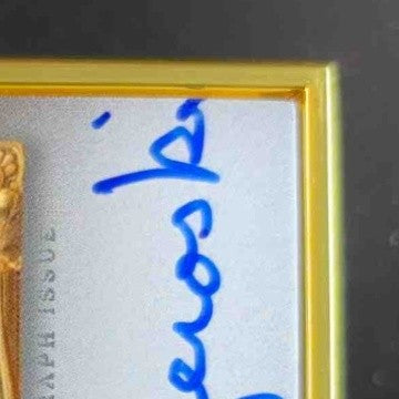 2024 Topps Gilded Collection Bill Mazeroski Gold Framed HOF Auto Rose 26/50