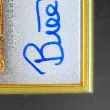 2024 Topps Gilded Collection Bill Mazeroski Gold Framed HOF Auto Rose 26/50