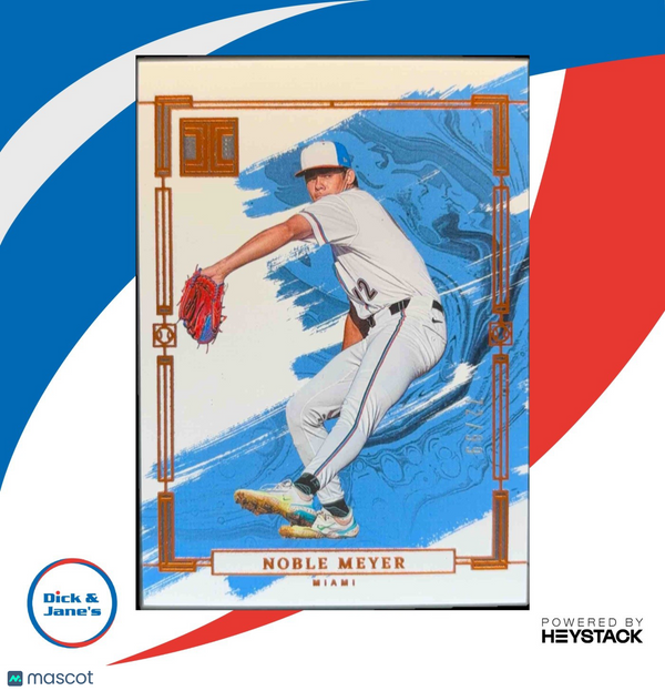 2024 Panini Impeccable Noble Meyer 72/99 #91 Miami Marlins