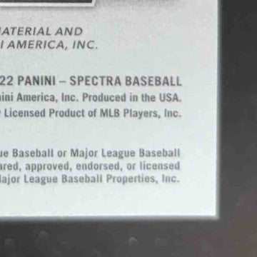 2022 Panini Immaculate Aaron Ashby 116/199
