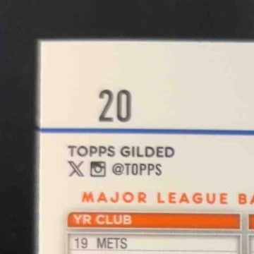 2024 Topps Chrome Gilded Collection Pete Alonso Gold Wave Refractor 18/75 Mets