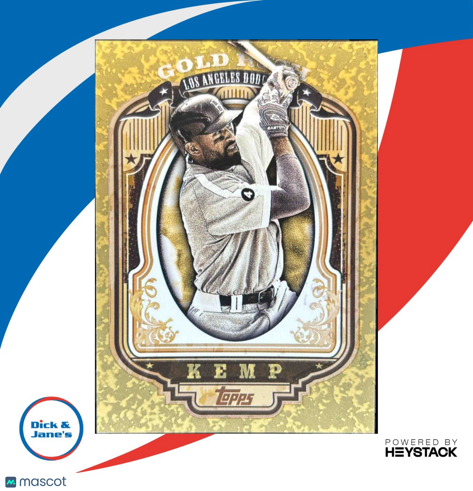 2012 Topps Matt Kemp Gold Rush Wrapper Redemption #36 Los Angeles Dodgers