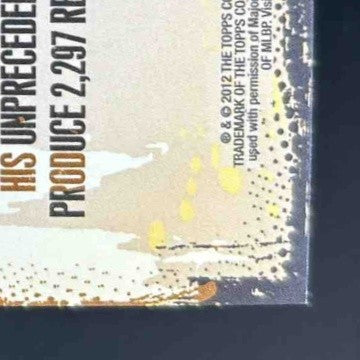 2012 Topps Hank Aaron Gold Rush Wrapper Redemption #50