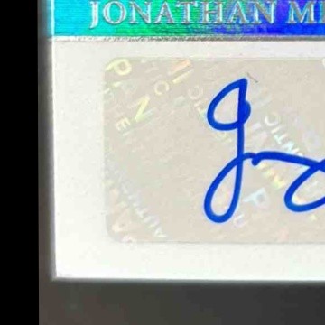 2023 Panini Limited Jonathan Mingo Silver Spotlight 53/75 Auto Panthers Rookie