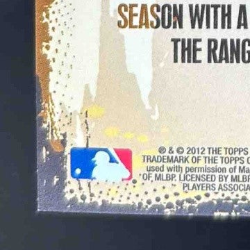 2012 Topps Josh Hamilton Gold Rush Wrapper Redemption #33 Texas Rangers