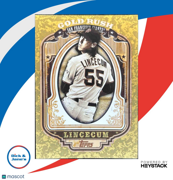 2012 Topps Tim Lincecum Gold Rush Wrapper Redemption #46 San Francisco Giants