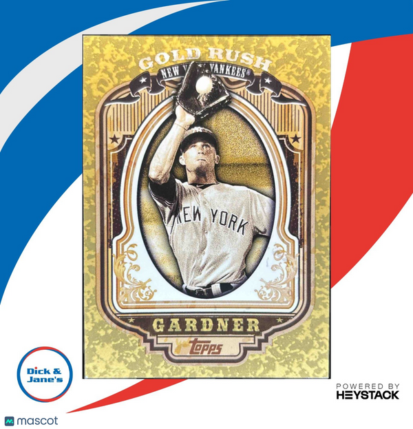 2012 Topps Brett Gardner Gold Rush Wrapper Redemption #8 New York Yankees
