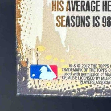 2012 Topps Aroldis Chapman Gold Rush Wrapper Redemption