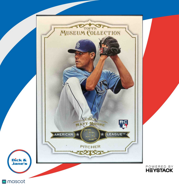 2012 Topps Museum Collection Matt Moore #24 RC Tampa Bay Rays