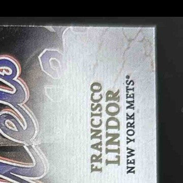 2024 Topps Tier One Francisco Lindor Relics Die Cut 164/199 MEM New York Mets