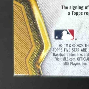 2024 Topps Five Star Sandy Alcantara Green 10/15