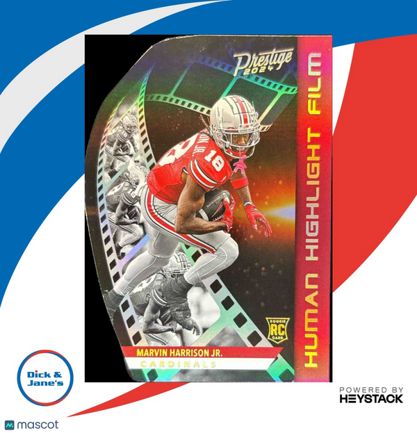 2024 Panini Prestige Marvin Harrison Jr. Human Highlight Film Arizona Cardinals