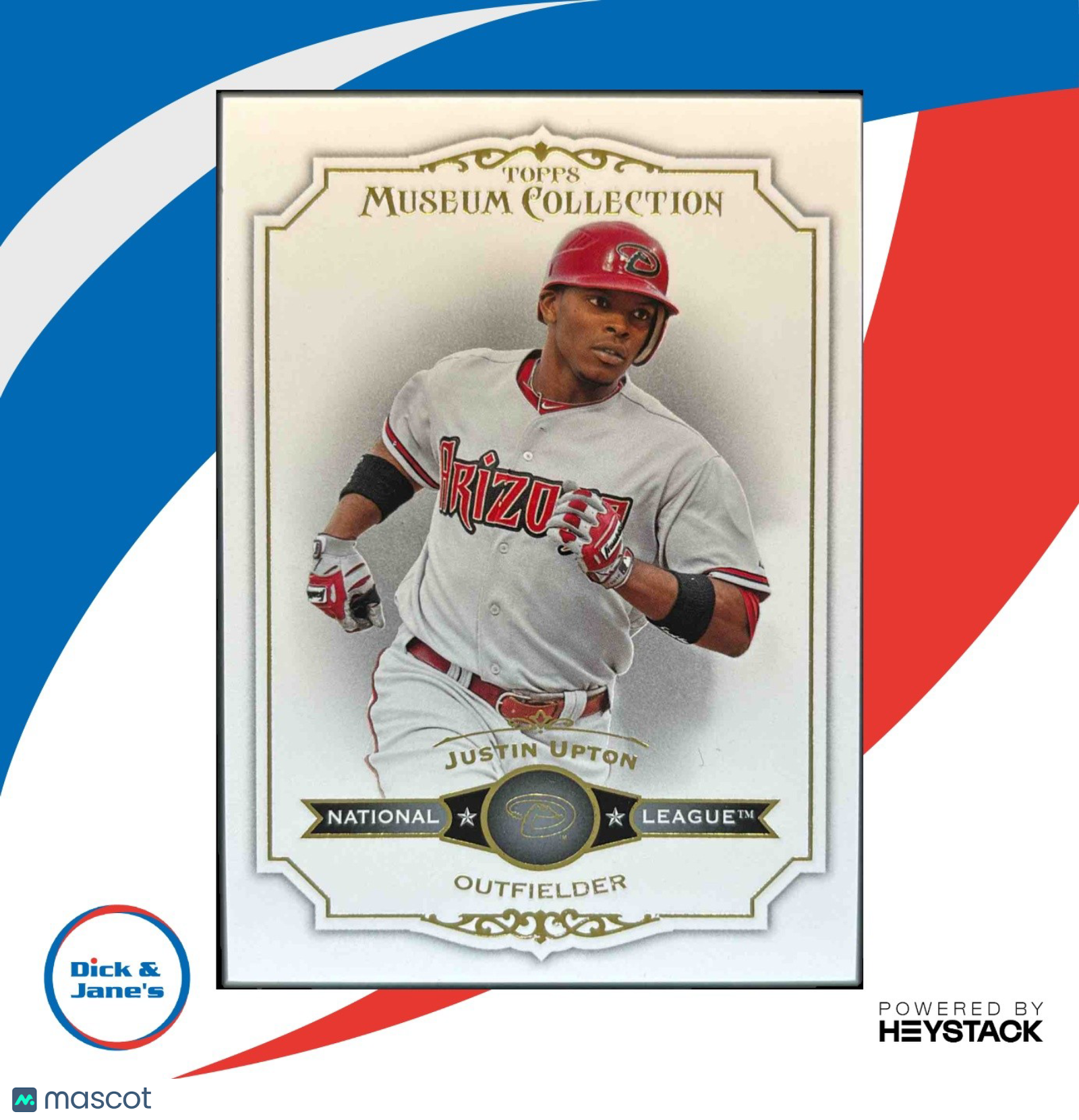 2012 Topps Museum Collection Justin Upton #6 Arizona Diamondbacks