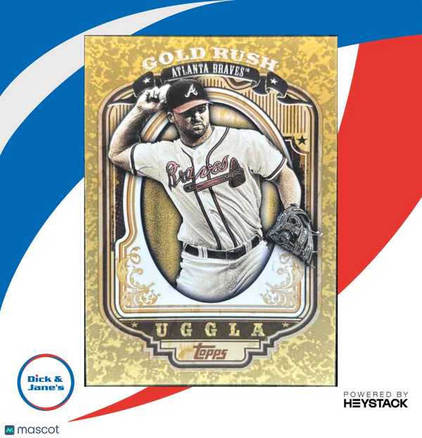 2012 Topps Dan Uggla Gold Rush Wrapper Redemption #15 Atlanta Braves