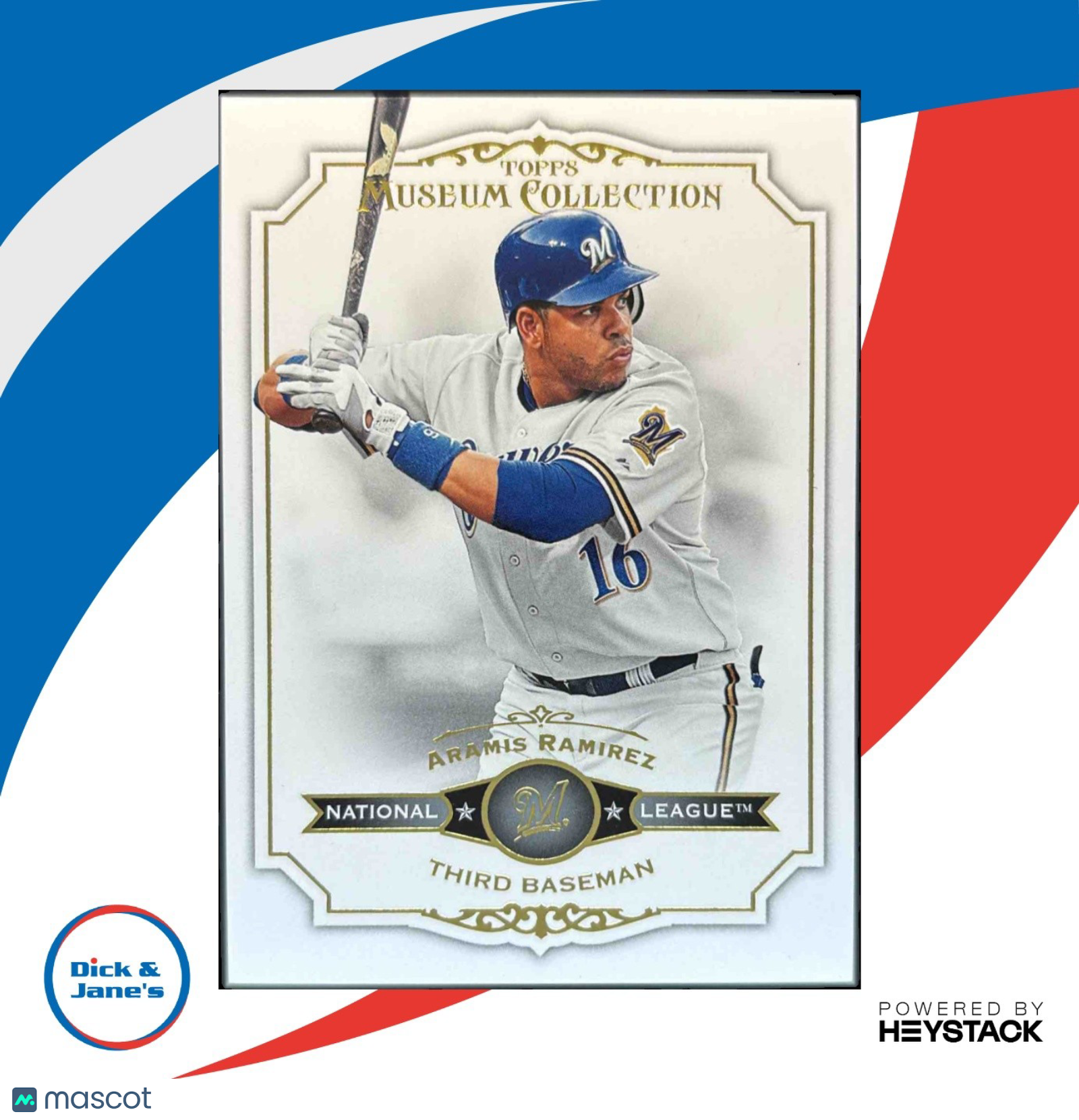 2012 Topps Museum Collection Aramis Ramirez #50 Milwaukee Brewers