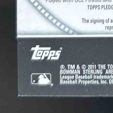 2011 Bowman Sterling Starling Marte Prospect Auto