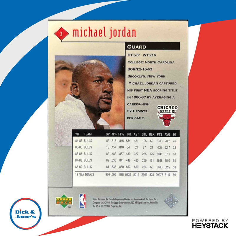1998-99 Upper Deck Black Diamond Michael Jordan