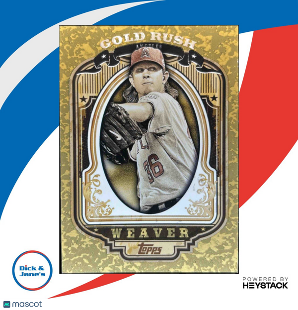 2012 Topps Jered Weaver Gold Rush Wrapper Redemption #27 Los Angeles Angels