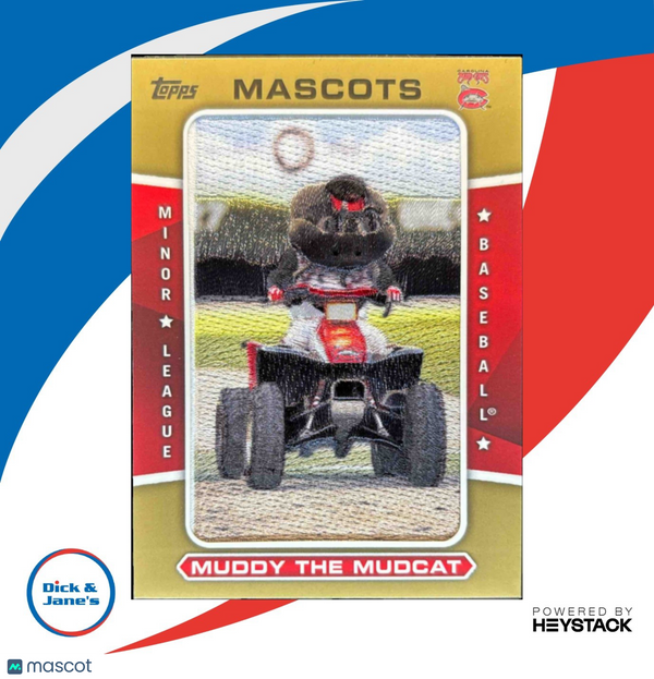2013 Topps Pro Debut Muddy the Mudcat Mascots Gold 22/50 #MAS-MU