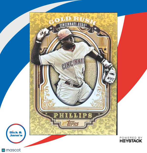 2012 Topps Brandon Phillips Gold Rush Wrapper Redemption #6 Cincinnati Reds