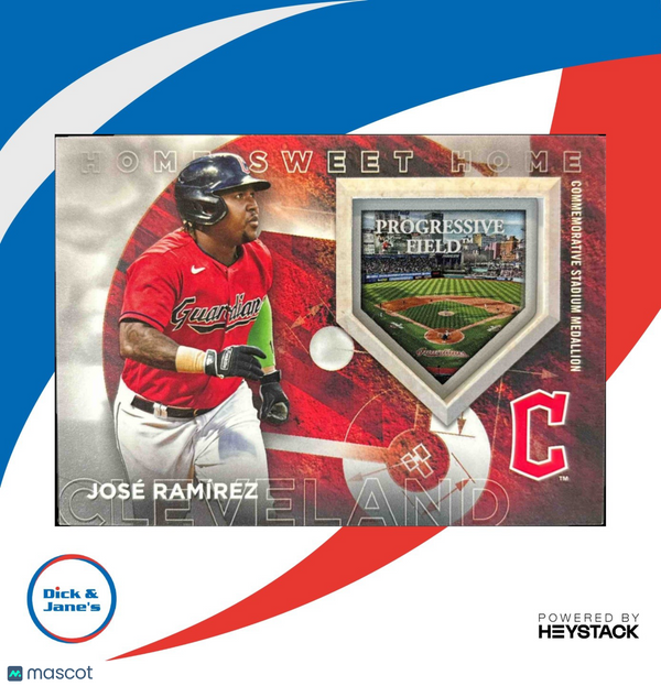 2024 Topps Jose Ramirez Home Sweet Stadium Medallion 138/299 Cleveland Guardians